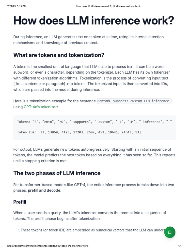 Understanding LLM Inference Process | PDF | Applied Mathematics ...