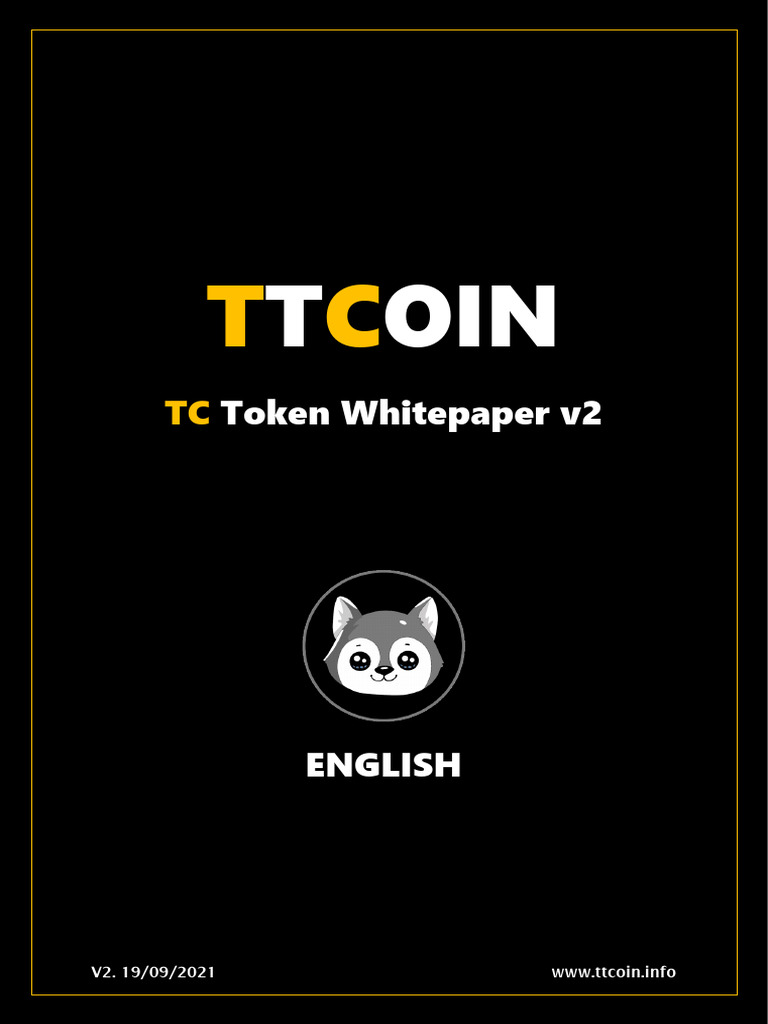 TC Whitepaper v2 en | PDF | Cryptocurrency