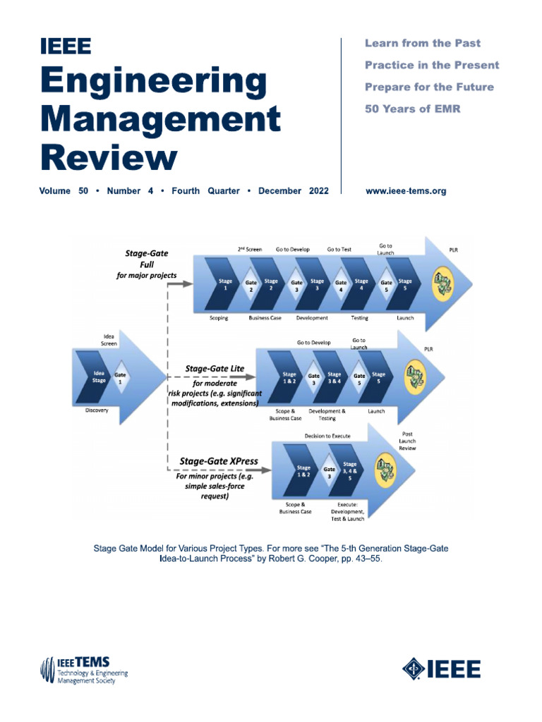 5th Gen Stage-Gate in Engineering MGMT Review - Cooper | PDF