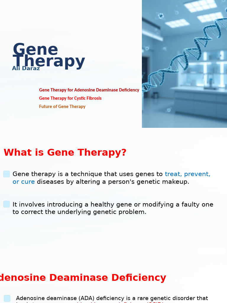 Gene Therapy Advances and Applications | PDF | Gene Therapy | Viral Vector