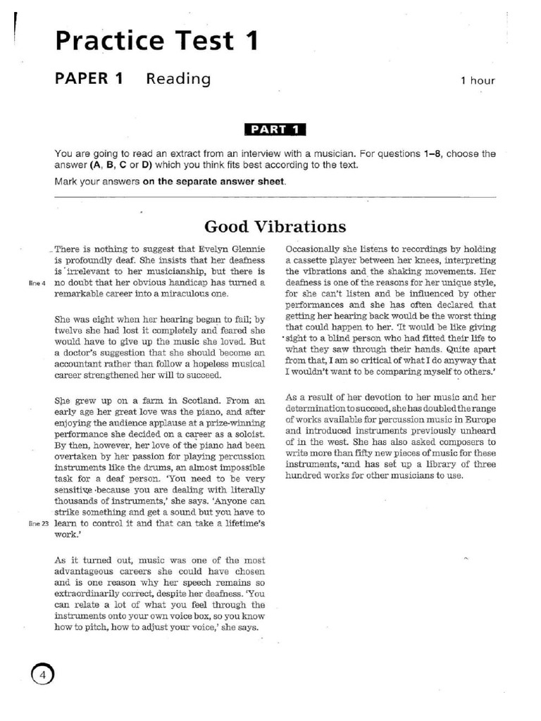 FCE Test | PDF