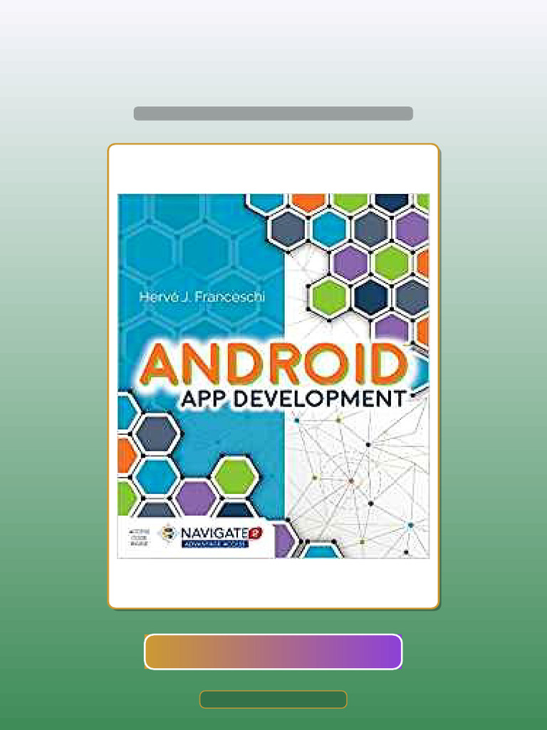 Android App Development by Herve J Franceschi Ebook and TestBank Bundle ...