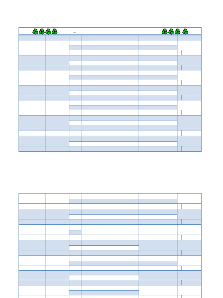 March Class Timetable for CPRH WVC | PDF | Economy And The Environment