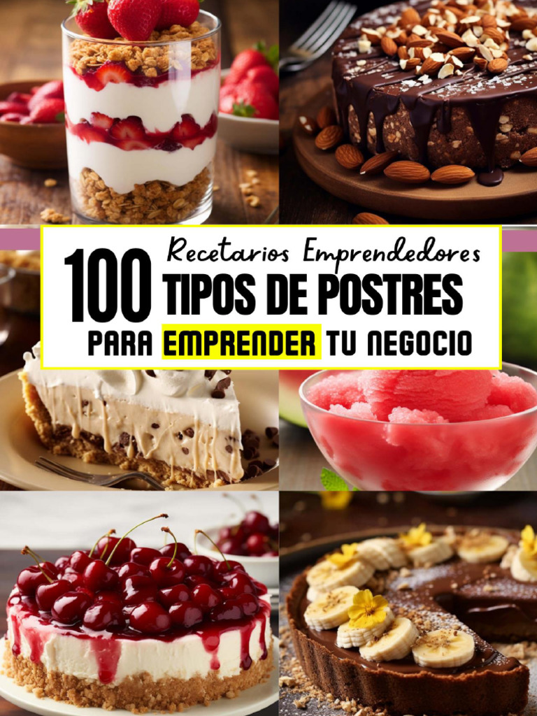 Recetas de Postres Irresistibles | PDF | Caramelo | Tarta de queso