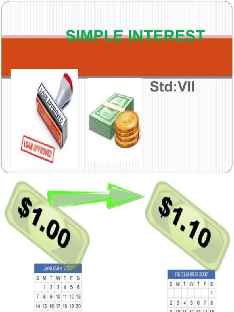 Simple Interest Rate and Its Uses | PDF