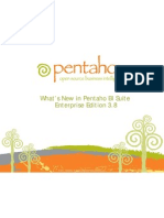What's New in Pentaho BI Suite Enterprise Edition 3.8