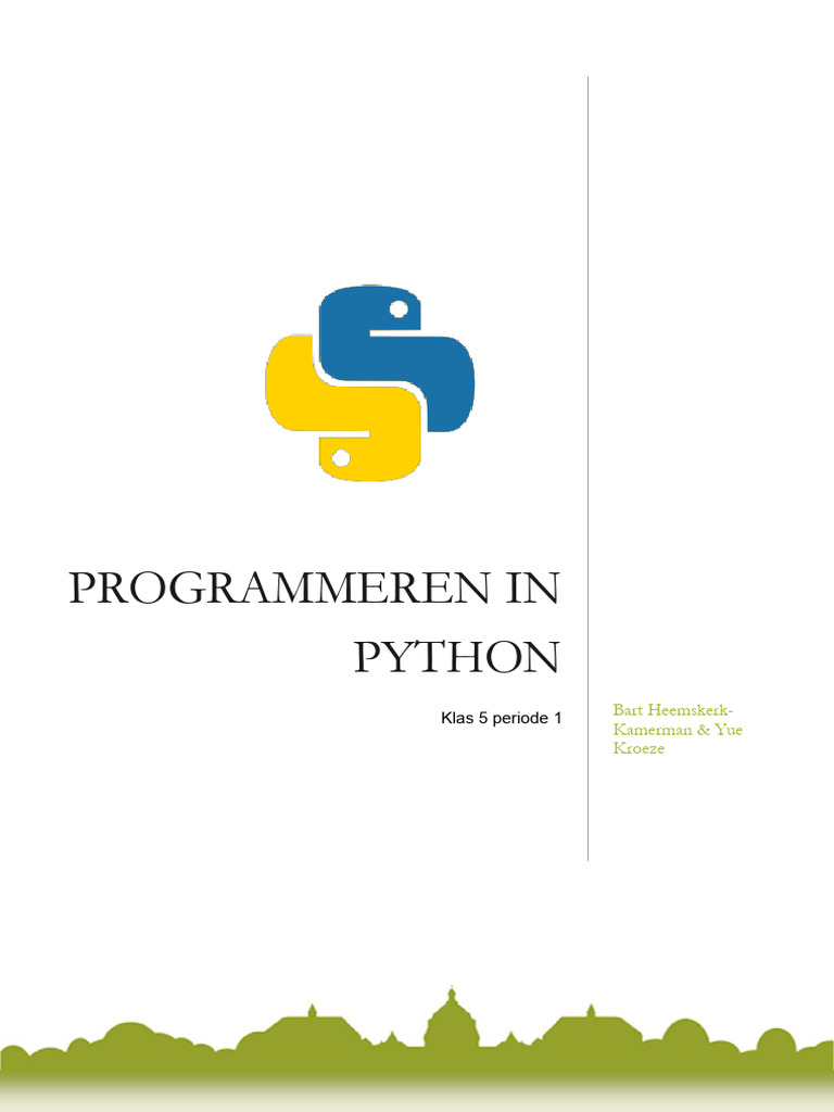 Werkboek Python 1.0.2 | PDF