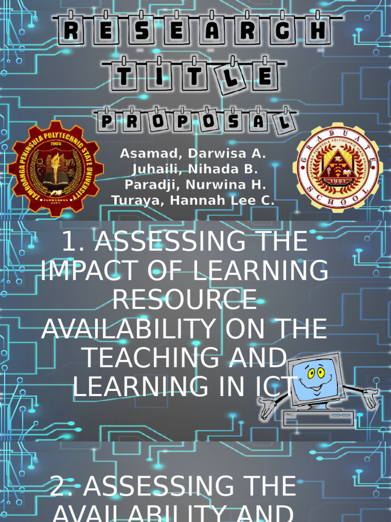Research Title Proposal | PDF