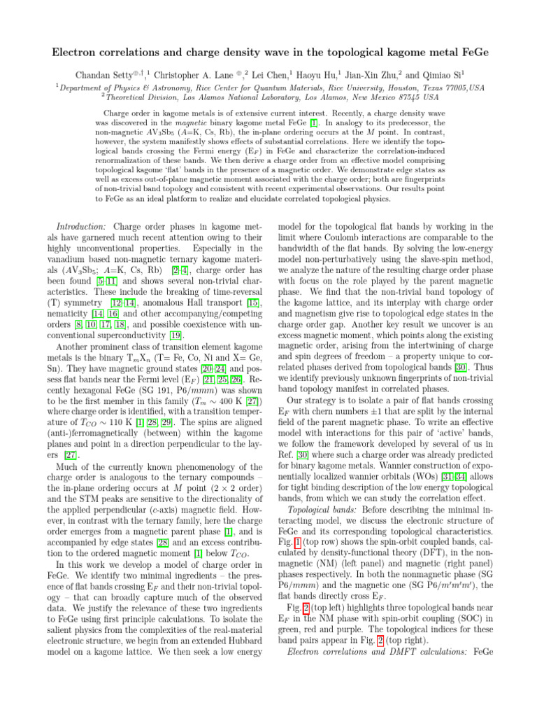 Electron Correlations and Charge Density Wave in The Topological Kagome ...