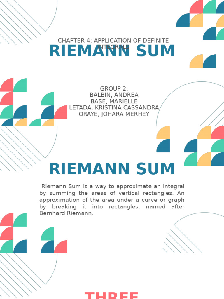 Riemann Sums: Rules and Examples | PDF | Mathematical Relations | Area