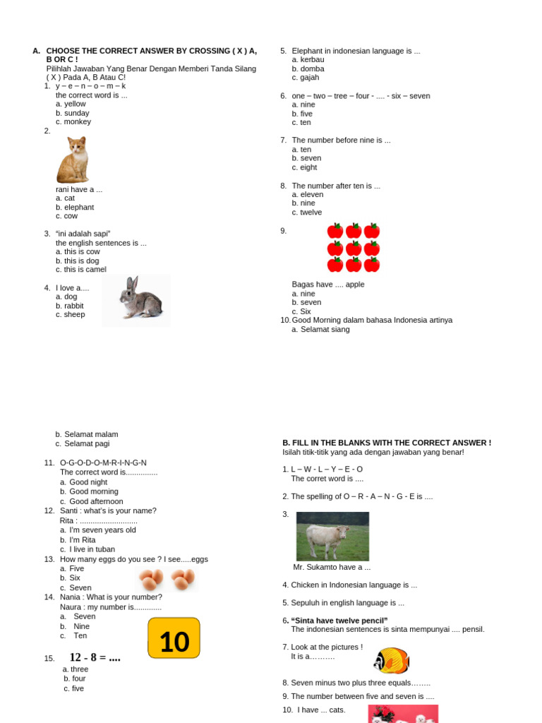 English Quiz for Beginners | PDF | Chess Openings | Chess