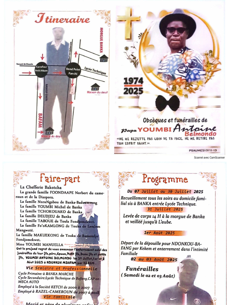 Programme Obsèques | PDF