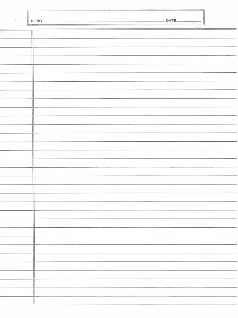 A4 Ruled Sheet | PDF