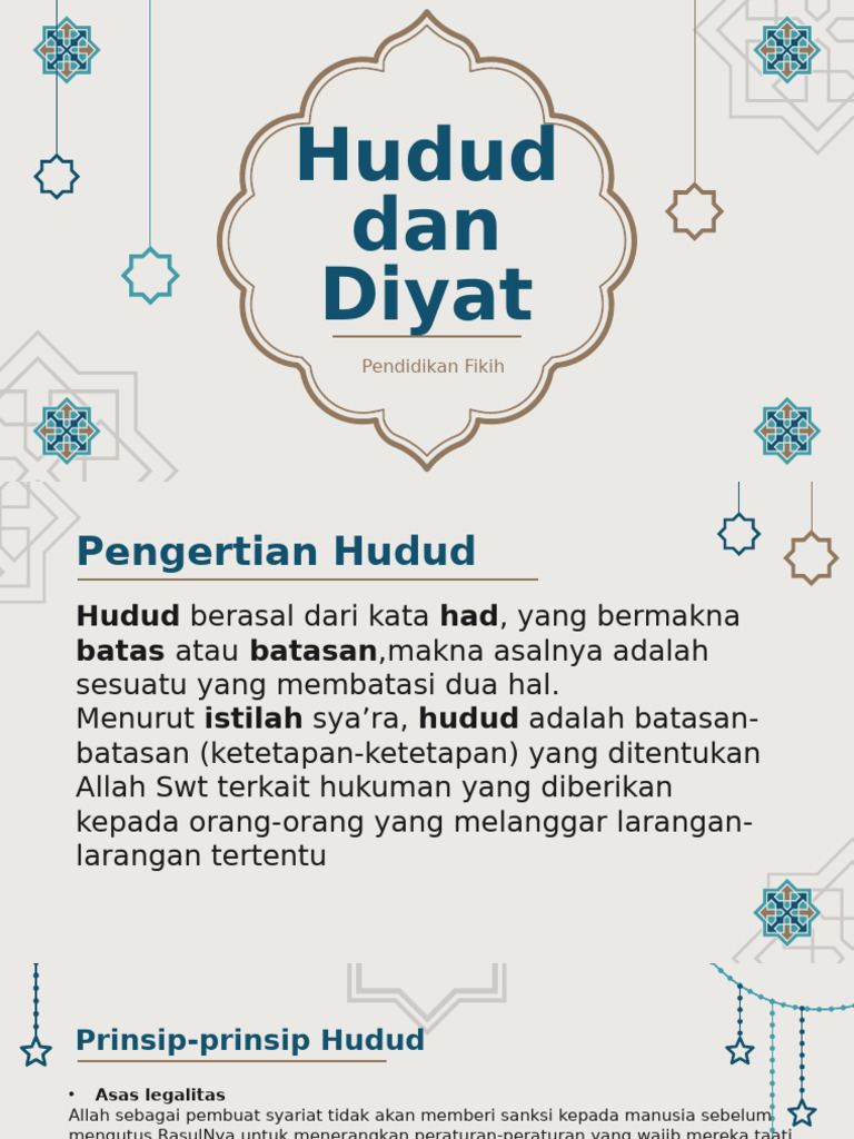 Hudud Dan Diyat | PDF