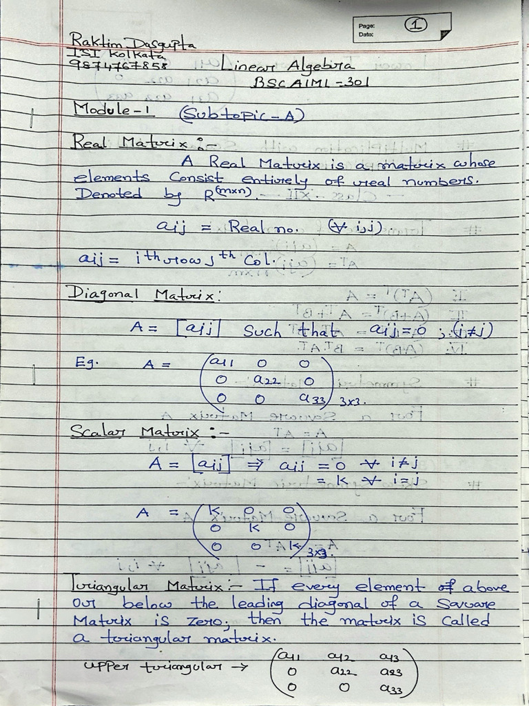 Maths Notes. | PDF