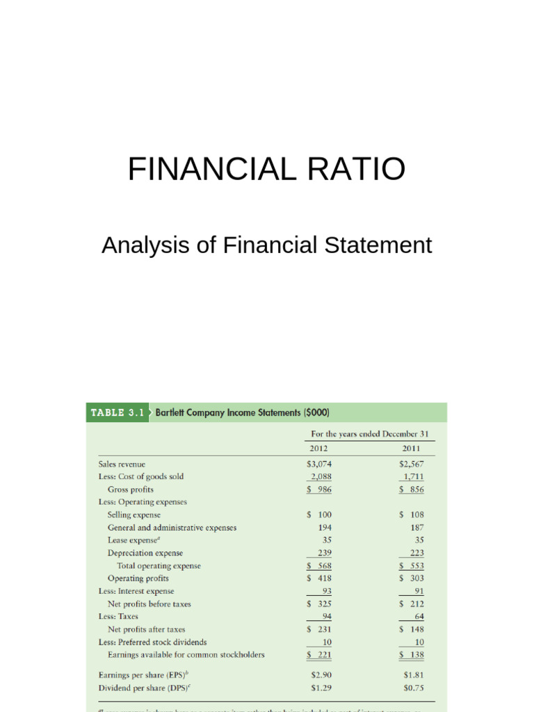 Analisis Rasio Keuangan Perusahaan | PDF