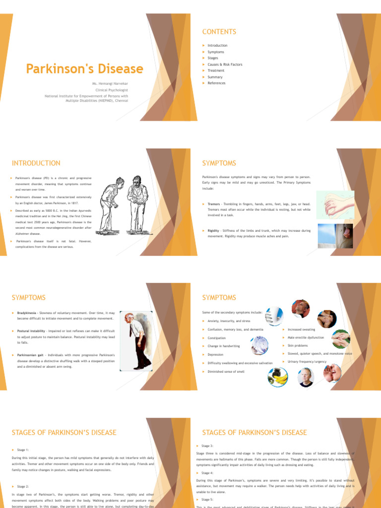 Understanding Parkinson's Disease Symptoms | PDF | Parkinson's Disease ...