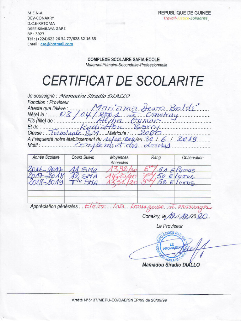 certificat-de-scolarite-pdf