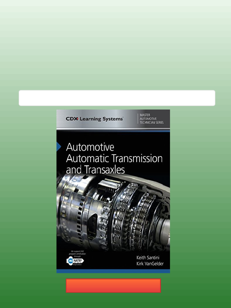 (Ebook PDF) Automotive Automatic Transmission and Transaxles PDF ...