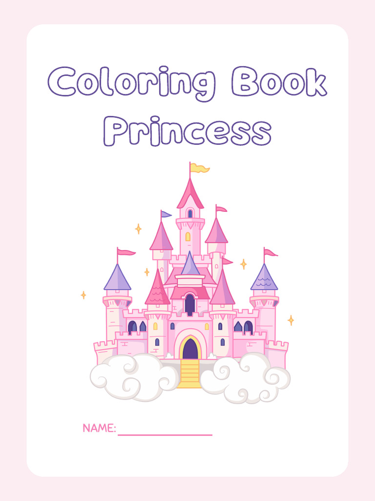 Coloring Book Princess PDF | PDF