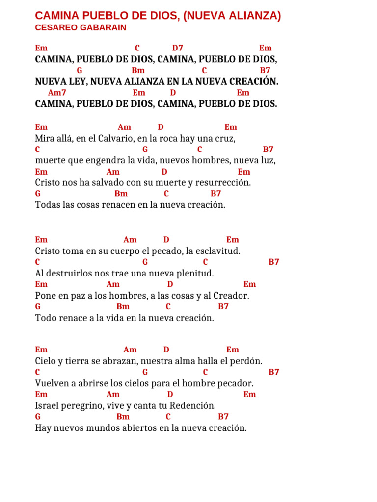 Camina, Pueblo de Dios: Nueva Alianza | PDF | Contenido bíblico ...