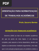 3 NORMAS PARA ELABORAÇÃO DE TRABALHOS ACADÊMICOS