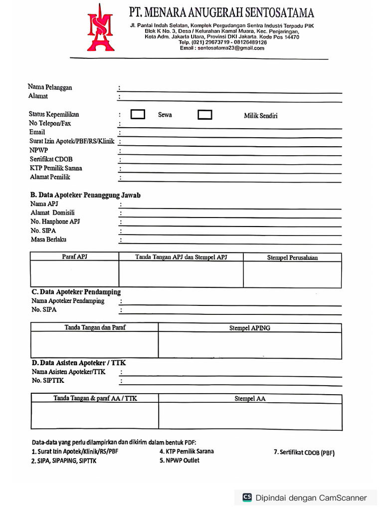 Form Spesimen Mastama New | PDF