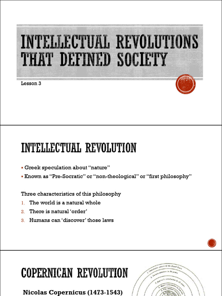 Three Intellectual Revolutions Explained | PDF | Evolution | Maya ...