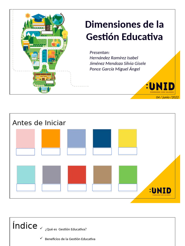 Dimensiones Clave de la Gestión Educativa | PDF | Institución | Plan de ...