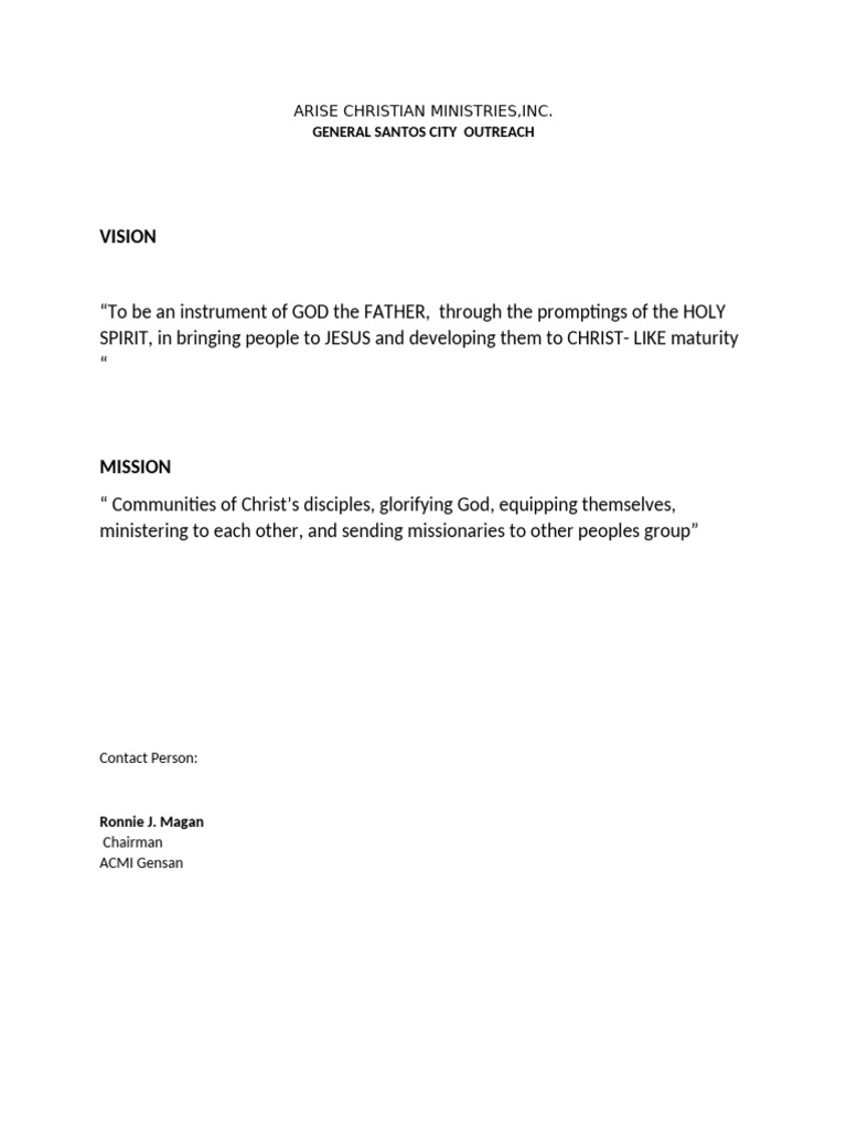 Acmi Vision | PDF
