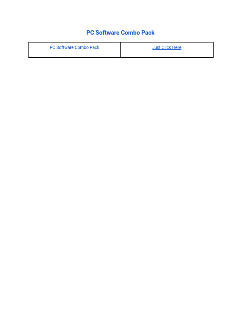 PC Software Combo Pack Gc5tad G0u0v2 | PDF