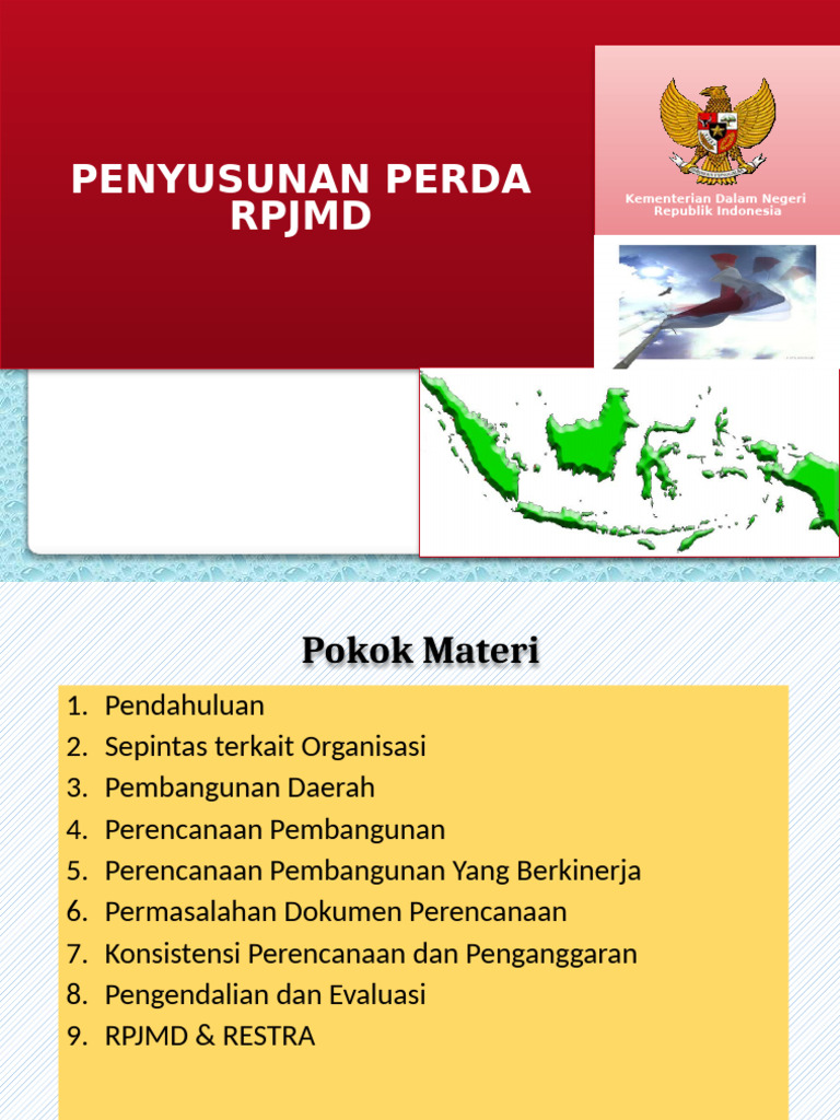 Penyusunan RPJPD untuk Pembangunan Daerah | PDF