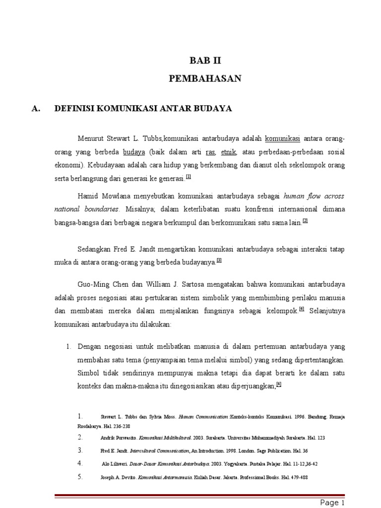 Makalah Komunikasi Antar Budaya