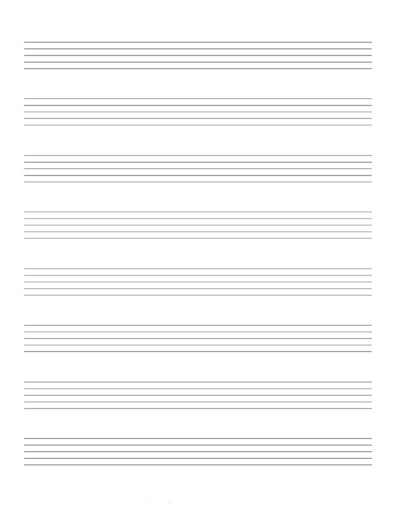Music Manuscript Paper | PDF