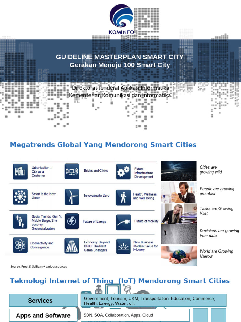 Rencana Masterplan Smart City Indonesia | PDF
