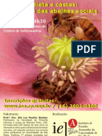 IEA - Palestra "Dietas e Castas, o exemplo das abelhas sociais"