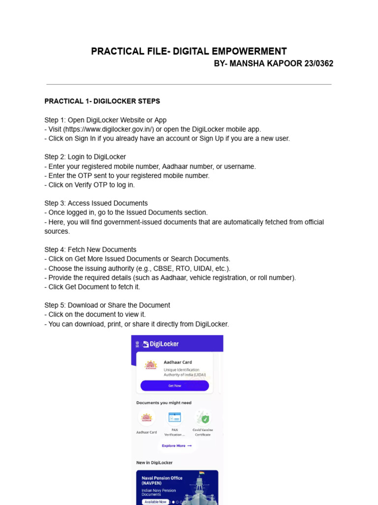 Voter ID Access via DigiLocker Guide | PDF | Computer Security | Security