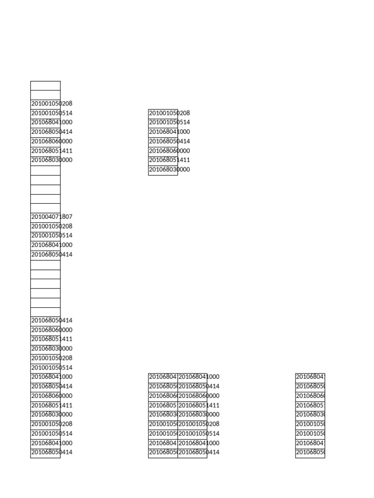 Unique ID Data Compilation | PDF