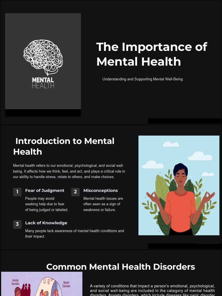 Promoting Mental Health Awareness | PDF | Mental Disorder | Mental Health