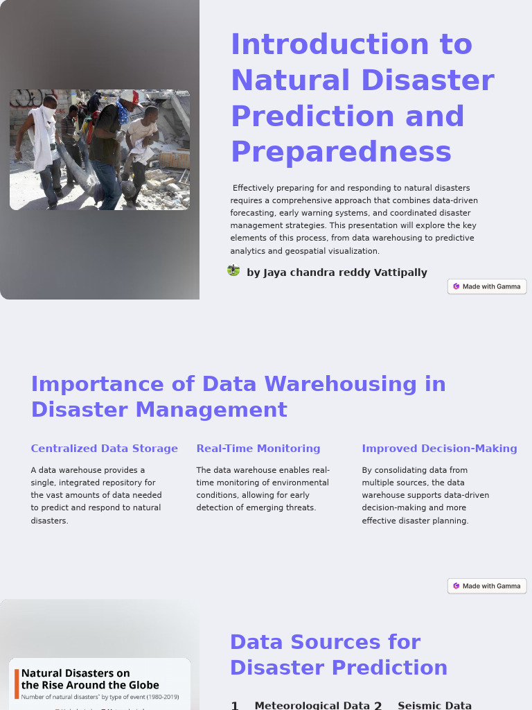 Introduction To Natural Disaster Prediction and Preparedness | PDF ...