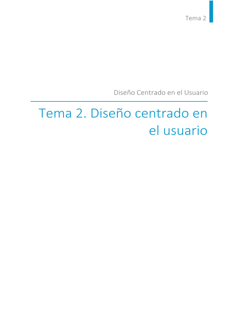 Diseño Centrado en el Usuario: Claves y Proceso | PDF | Diseño ...