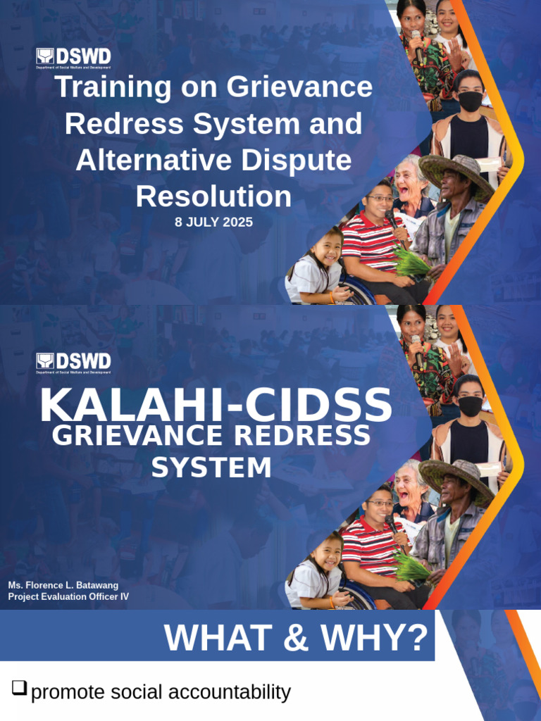 Grievance Redress System Training Guide | PDF