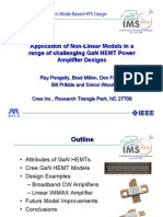 Application of Non-Linear Models in a Range of Challenging GaN HEMT Power Amplifier Designs