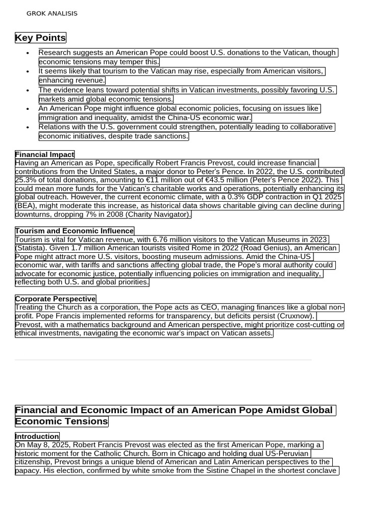 New Pope Analysis | PDF | Catholic Church | Pope
