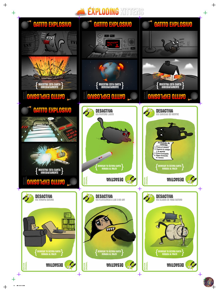 Exploding Kittens v1.2 Es KTV PDF | PDF
