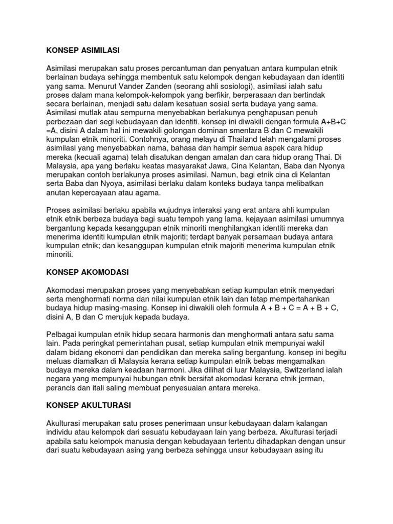 Konsep Asimilasi Pdf