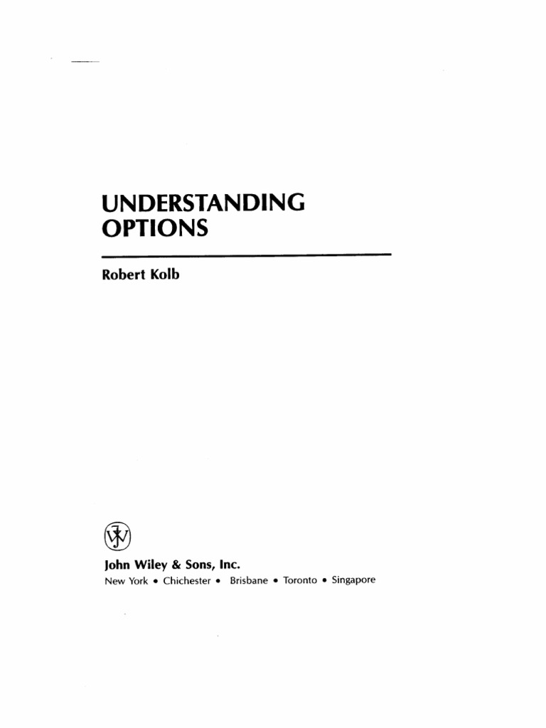 Understanding Options - Michael Sincere | PDF