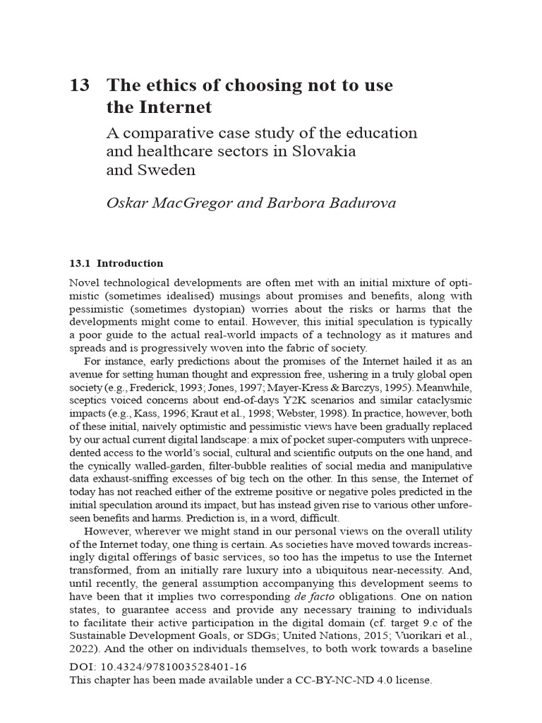 The Ethics of Choosing Not To Use The Internet - 25 - 05 - 27 - 09 - 28 ...