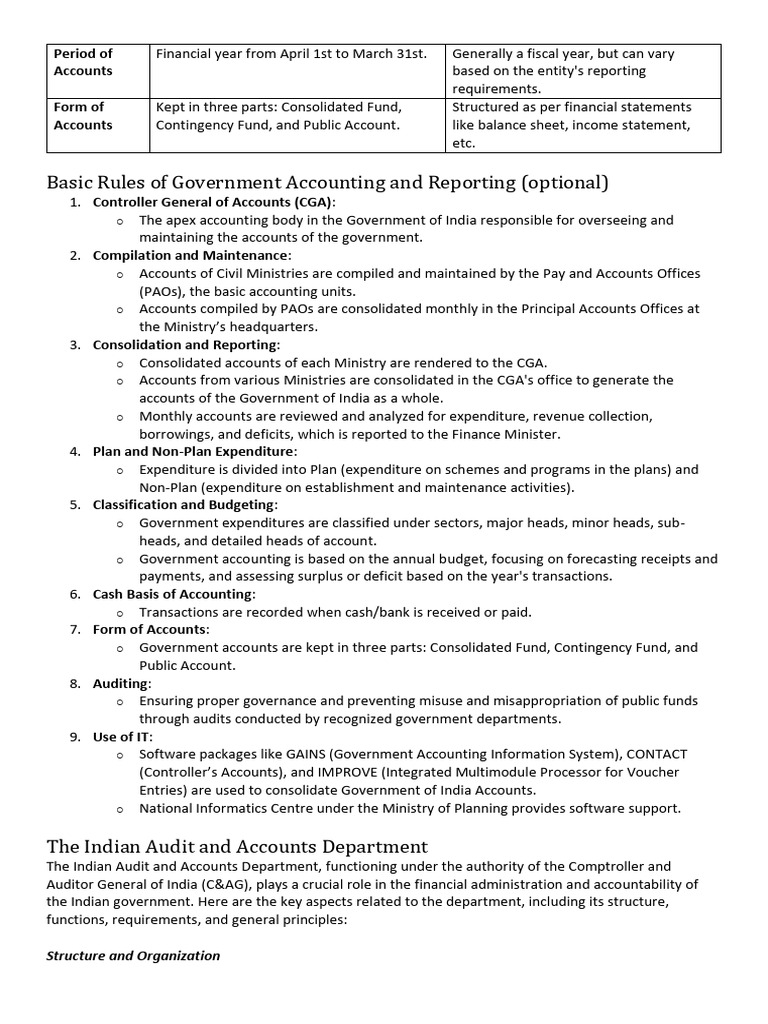Government Accounting in India Explained | PDF | Expense | Accounting