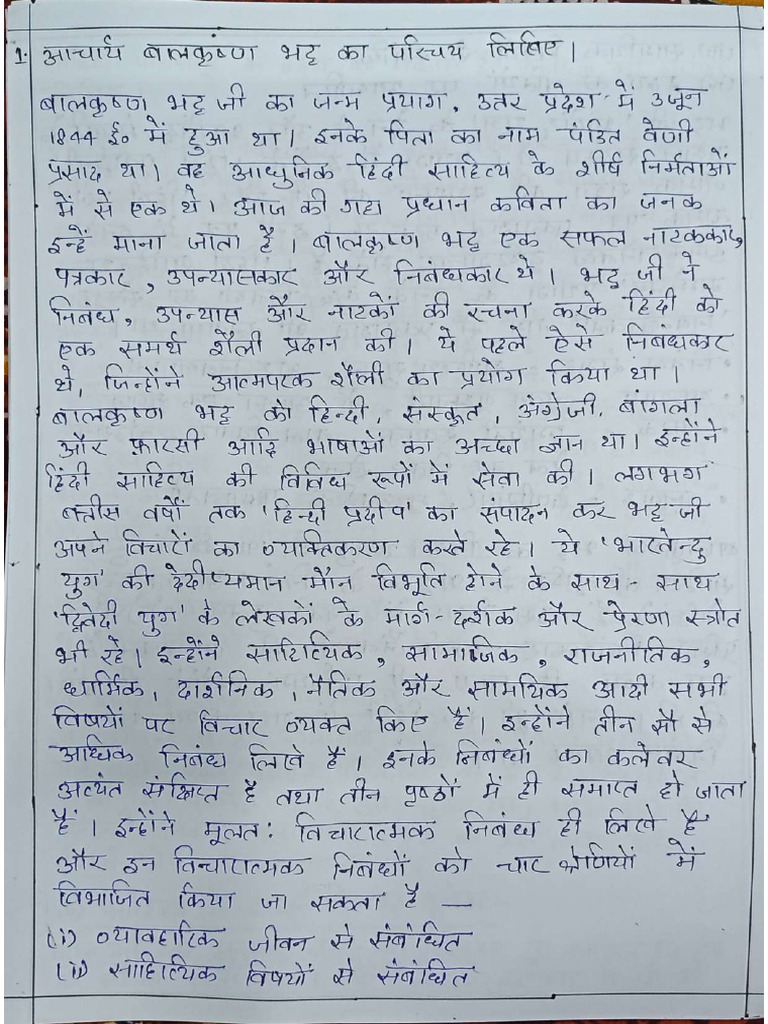 Hindi Nibandh | PDF